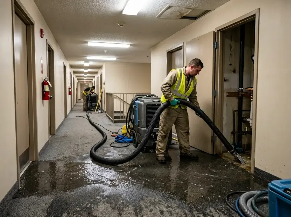 multi-unit-apartment-hallway-f-005 — frequently asked questions, Emergency Burst Pipe Water Extraction & Removal in South Ri…